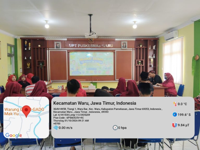 Kegiatan MONEV SIK & SPM UPT PUSKESMAS WARU Oleh  DINKES PAMEKASAN